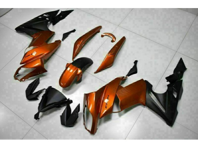 Orange Kawasaki EX650 2009-2011 Motorrad Verkleidungen Orange Kawasaki EX650 2009-2011 Motorrad Verkleidungen