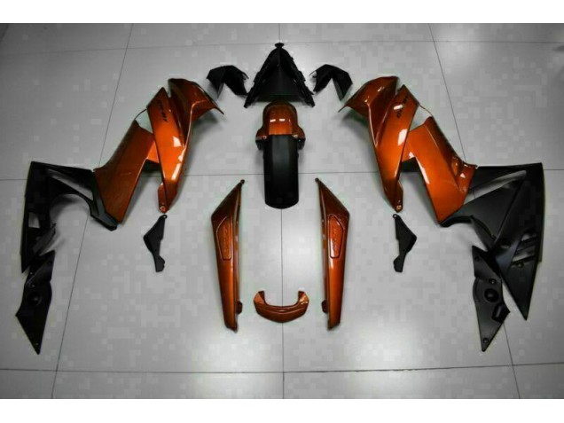 Orange Kawasaki EX650 2009-2011 Motorrad Verkleidungen Orange Kawasaki EX650 2009-2011 Motorrad Verkleidungen