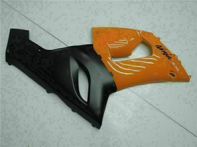 Orange Kawasaki ZX6R 2005-2006 Motorrad Verkleidungen Orange Kawasaki ZX6R 2005-2006 Motorrad Verkleidungen