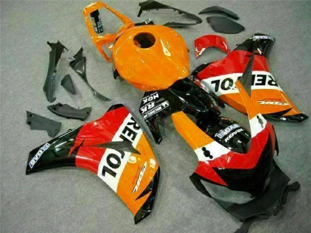 Orange Repsol Honda CBR 1000 RR 2008-2011 Motorrad Vollverkleidung Orange Repsol Honda CBR 1000 RR 2008-2011 Motorrad Vollverkleidung