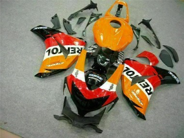 Orange Repsol Honda CBR 1000 RR 2008-2011 Motorrad Vollverkleidung