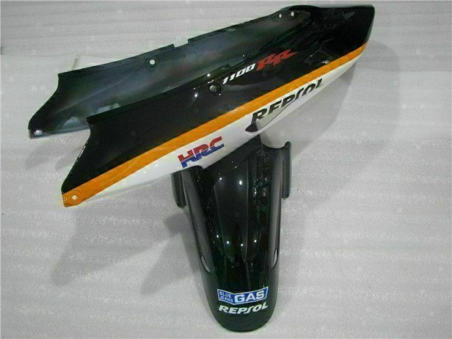 Orange Repsol Honda CBR 1100 XX 1996-2007 Motorrad Verkleidungen Orange Repsol Honda CBR 1100 XX 1996-2007 Motorrad Verkleidungen