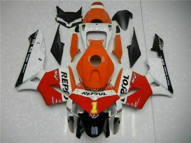 Orange Repsol Honda CBR 600 RR 2005-2006 Motorrad Verkleidungen Orange Repsol Honda CBR 600 RR 2005-2006 Motorrad Verkleidungen