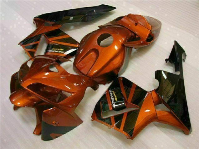 Orange Schwarz Honda CBR 600 RR 2005-2006 Motorrad Verkleidung Orange Schwarz Honda CBR 600 RR 2005-2006 Motorrad Verkleidung