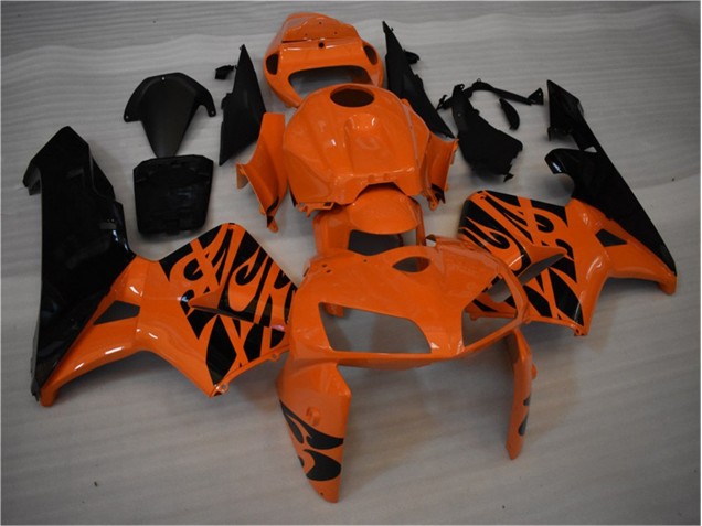 Orange Schwarz Honda CBR 600 RR 2005-2006 Motorrad Verkleidungen & Plastik