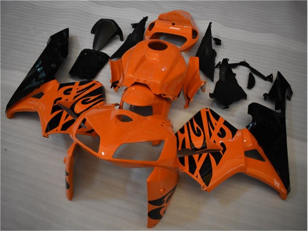 Orange Schwarz Honda CBR 600 RR 2005-2006 Motorrad Verkleidungen & Plastik