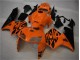 Orange Schwarz Honda CBR 600 RR 2005-2006 Motorrad Verkleidungen & Plastik