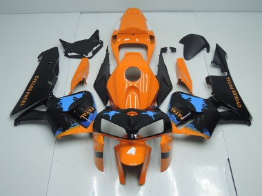 Orange Schwarz Honda CBR 600 RR 2005-2006 Motorrad VollVerkleidungen & Plastik