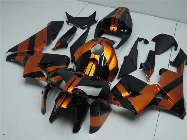 Orange Schwarz Honda CBR 600 RR 2005-2006 Motorrad Vollverkleidung Orange Schwarz Honda CBR 600 RR 2005-2006 Motorrad Vollverkleidung
