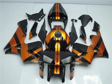 Orange Schwarz Honda CBR 600 RR 2005-2006 Motorrad Vollverkleidung