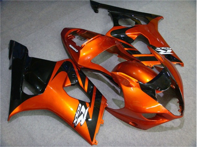 Orange Schwarz Suzuki GSXR 1000 K3 2003-2004 Motorrad Verkleidungen Orange Schwarz Suzuki GSXR 1000 K3 2003-2004 Motorrad Verkleidungen