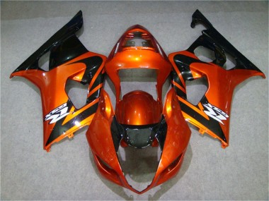 Orange Schwarz Suzuki GSXR 1000 K3 2003-2004 Motorrad Verkleidungen