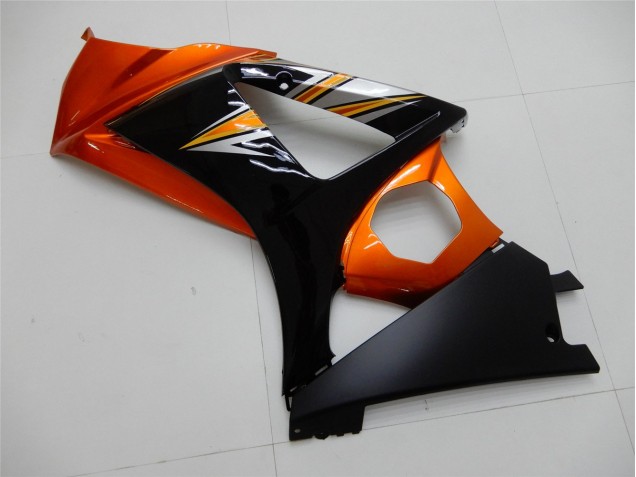 Orange Schwarz Suzuki GSXR 1000 K7 2007-2008 Motorrad Verkleidungen Orange Schwarz Suzuki GSXR 1000 K7 2007-2008 Motorrad Verkleidungen