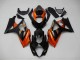 Orange Schwarz Suzuki GSXR 1000 K7 2007-2008 Motorrad Verkleidungen Orange Schwarz Suzuki GSXR 1000 K7 2007-2008 Motorrad Verkleidungen