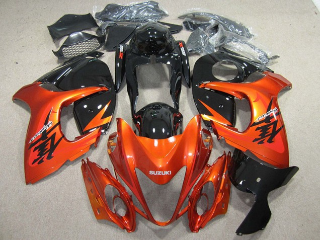 Orange Schwarz Suzuki GSXR 1300 Hayabusa 2008-2019 Motorrad Verkleidung Orange Schwarz Suzuki GSXR 1300 Hayabusa 2008-2019 Motorrad Verkleidung