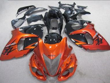 Orange Schwarz Suzuki GSXR 1300 Hayabusa 2008-2019 Motorrad Verkleidungen