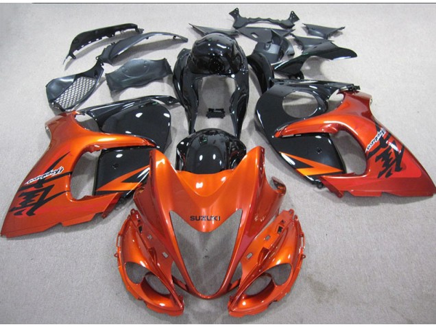 Orange Schwarz Suzuki GSXR 1300 Hayabusa 2008-2019 Motorrad Verkleidungen Orange Schwarz Suzuki GSXR 1300 Hayabusa 2008-2019 Motorrad Verkleidungen