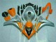 Orange Silber Honda CBR 1000 RR 2008-2011 Motorrad Verkleidungen