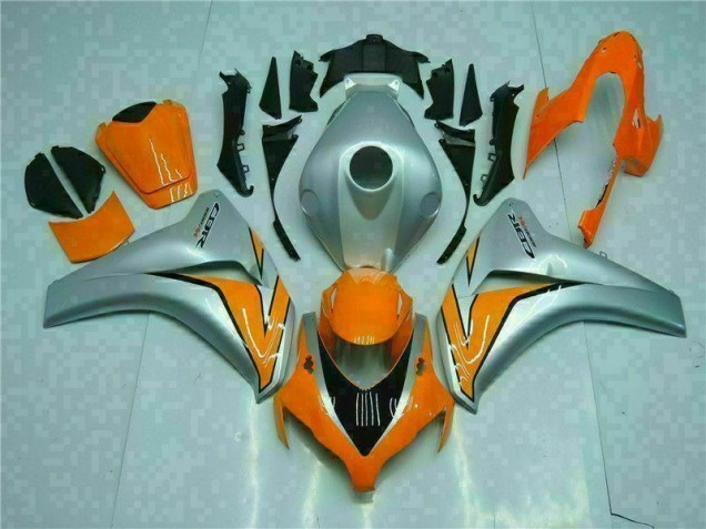 Orange Silber Honda CBR 1000 RR 2008-2011 Motorrad Verkleidungen