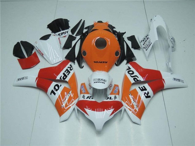 Orange Weiß Rot Repsol Honda CBR 1000 RR 2008-2011 Motorrad Verkleidungen Orange Weiß Rot Repsol Honda CBR 1000 RR 2008-2011 Motorrad Verkleidungen
