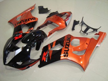 Orange und Schwarz Suzuki GSXR 1000 K3 2003-2004 Motorrad Verkleidungen