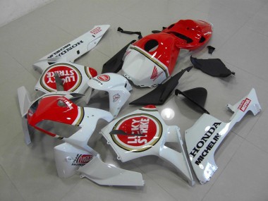 Perl Weiß Lucky Strike Honda CBR 600 RR 2005-2006 Motorrad Verkleidungen