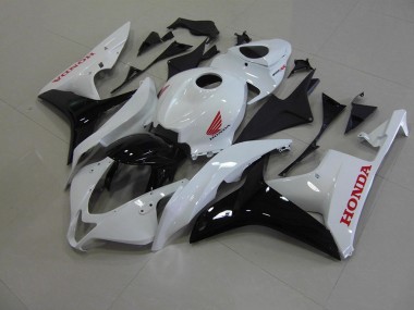 Perl Weiß Schwarz Honda CBR 600 RR 2007-2008 Motorrad Verkleidungen