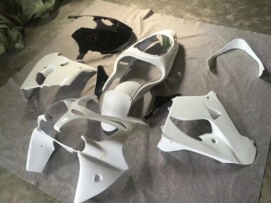 ReinWeiß Glänzendes Schwarz Kawasaki ZX9R 2000-2001 Motorrad Verkleidungen