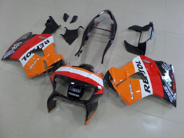 Repsol Honda VFR 800 1998-2001 Motorrad Verkleidungen Repsol Honda VFR 800 1998-2001 Motorrad Verkleidungen