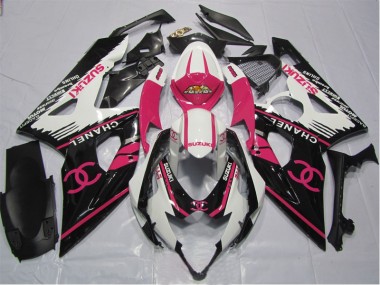 Rosa Chanel Suzuki GSXR 1000 K5 2005-2006 Motorrad Verkleidungen