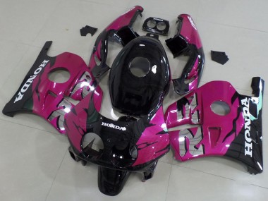 Rosa Schwarz Honda CBR 250 RR MC22 1991-1998 Motorrad Verkleidungen