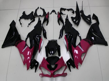 Rosa Schwarz Kawasaki ZX6R 2019-2023 Motorrad Verkleidungen