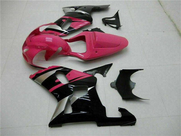 Rosa Schwarz Suzuki GSXR 600 / 750 K1 K2 K3 2001-2003 Motorrad Verkleidungen Rosa Schwarz Suzuki GSXR 600 / 750 K1 K2 K3 2001-2003 Motorrad Verkleidungen