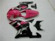 Rosa Schwarz Suzuki GSXR 600 / 750 K1 K2 K3 2001-2003 Motorrad Verkleidungen Rosa Schwarz Suzuki GSXR 600 / 750 K1 K2 K3 2001-2003 Motorrad Verkleidungen