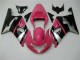 Rosa Schwarz Suzuki GSXR 600 / 750 K1 K2 K3 2001-2003 Motorrad Verkleidungen Rosa Schwarz Suzuki GSXR 600 / 750 K1 K2 K3 2001-2003 Motorrad Verkleidungen