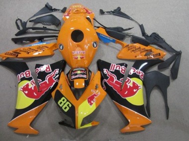 Rot Bull 86 Honda CBR 1000 RR 2012-2016 Motorrad Verkleidungen