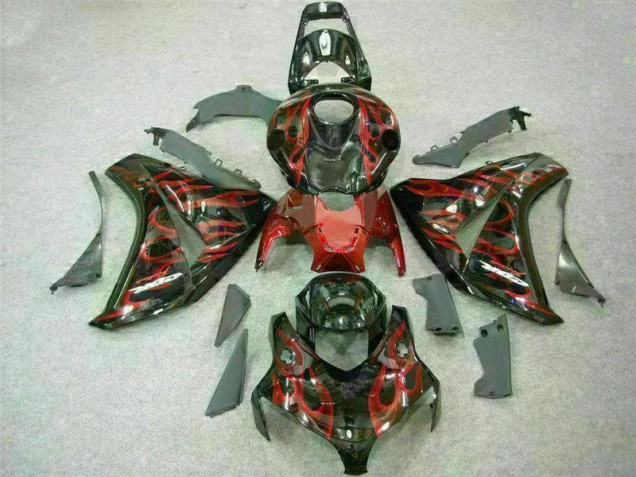 Rot Flamme Honda CBR 1000 RR 2008-2011 Motorrad Verkleidung Rot Flamme Honda CBR 1000 RR 2008-2011 Motorrad Verkleidung