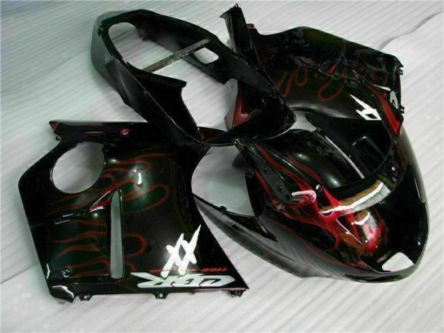 Rot Flamme Honda CBR 1100 XX 1996-2007 Motorrad Verkleidung Rot Flamme Honda CBR 1100 XX 1996-2007 Motorrad Verkleidung