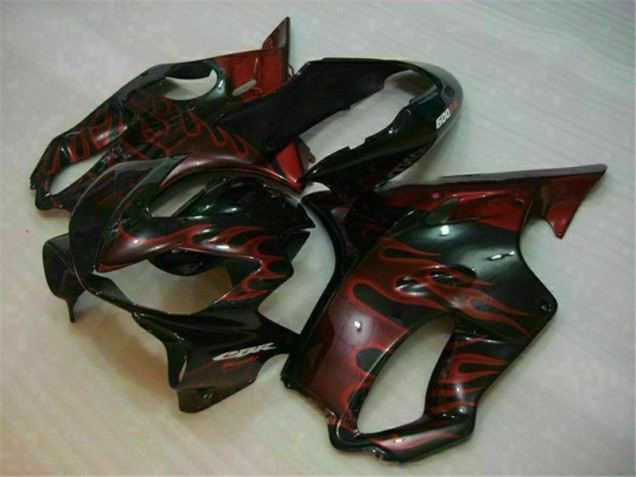 Rot Flamme Honda CBR 600 F4i 2004-2007 Motorrad Verkleidungen Rot Flamme Honda CBR 600 F4i 2004-2007 Motorrad Verkleidungen