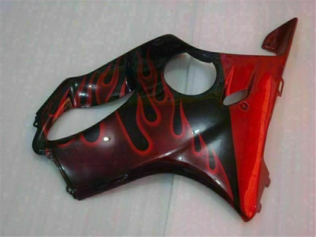 Rot Flamme Honda CBR 600 F4i 2004-2007 Motorrad Verkleidungen Rot Flamme Honda CBR 600 F4i 2004-2007 Motorrad Verkleidungen