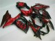 Rot Flamme Schwarz Suzuki GSXR 1000 K9 2009-2016 Motorrad Verkleidungen Rot Flamme Schwarz Suzuki GSXR 1000 K9 2009-2016 Motorrad Verkleidungen