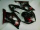 Rot Flamme Suzuki GSXR 1000 K3 2003-2004 Motorrad Verkleidungen Rot Flamme Suzuki GSXR 1000 K3 2003-2004 Motorrad Verkleidungen