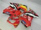 Rot Gelb Kawasaki EX250 2008-2012 Motorrad Verkleidungen Rot Gelb Kawasaki EX250 2008-2012 Motorrad Verkleidungen
