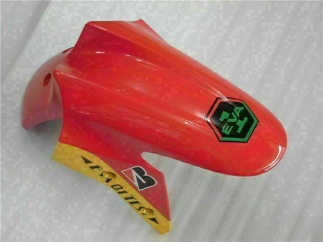 Rot Gelb Kawasaki EX250 2008-2012 Motorrad Verkleidungen Rot Gelb Kawasaki EX250 2008-2012 Motorrad Verkleidungen
