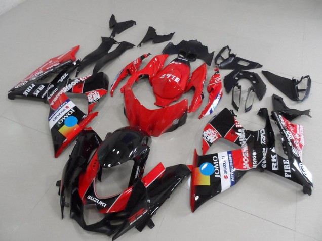 Rot Jomo Suzuki GSXR 1000 K9 2009-2016 Motorrad Verkleidungen Rot Jomo Suzuki GSXR 1000 K9 2009-2016 Motorrad Verkleidungen
