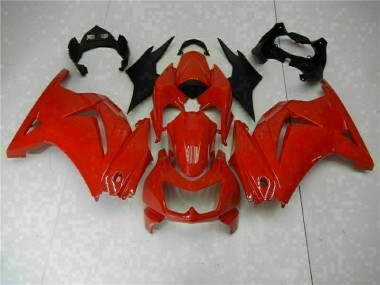 Rot Kawasaki EX250 2008-2012 Motorrad Verkleidungen