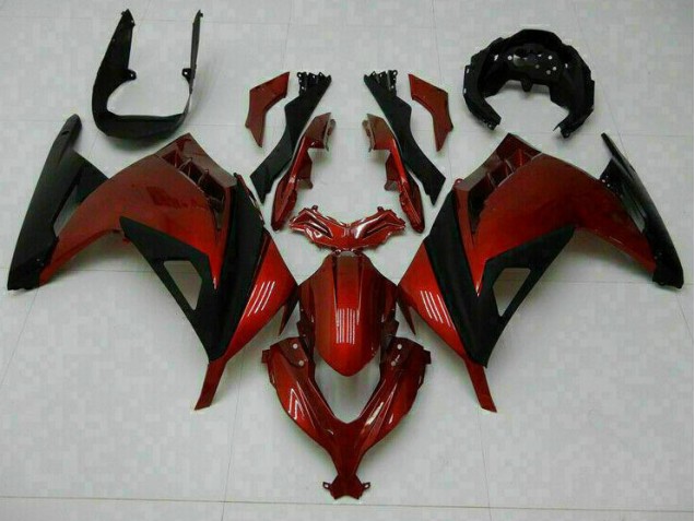 Rot Kawasaki EX300 2013-2016 Motorrad Verkleidungen Rot Kawasaki EX300 2013-2016 Motorrad Verkleidungen