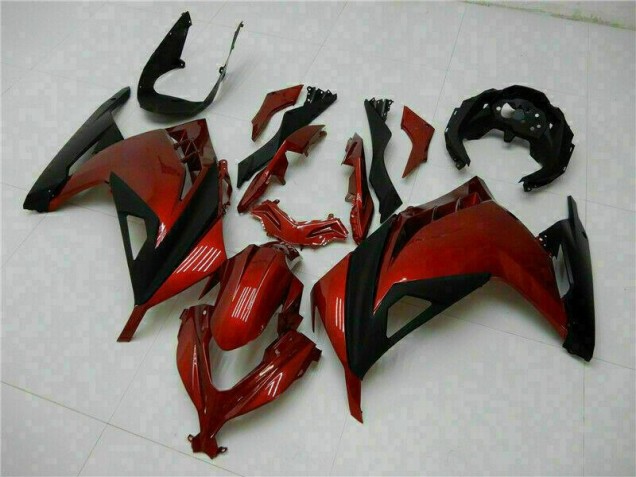 Rot Kawasaki EX300 2013-2016 Motorrad Verkleidungen Rot Kawasaki EX300 2013-2016 Motorrad Verkleidungen