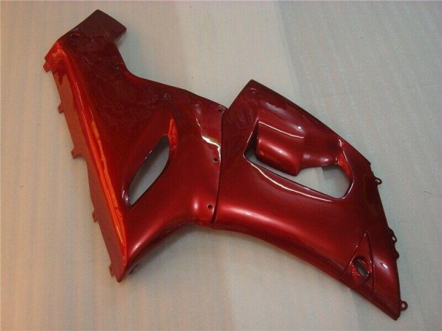 Rot Kawasaki ZX6R 2005-2006 Motorrad Verkleidungen Rot Kawasaki ZX6R 2005-2006 Motorrad Verkleidungen