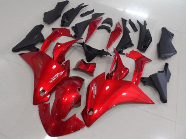 Rot Matt Schwarz Honda CBR 250 RR 2011-2013 Motorrad Verkleidungen
